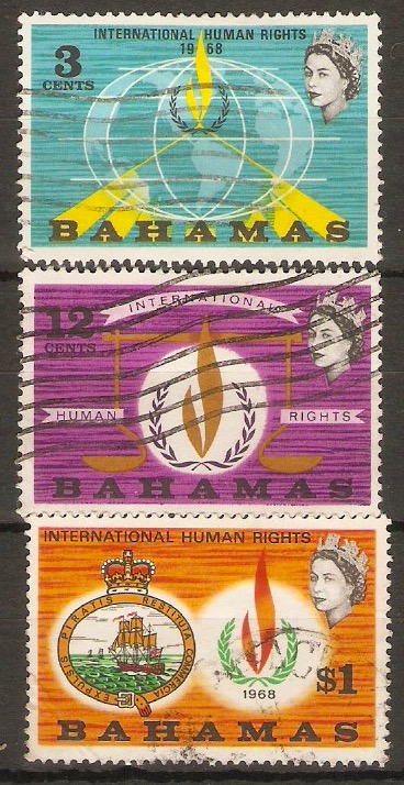 Bahamas 1968 Human Rights Set. SG312-SG314.